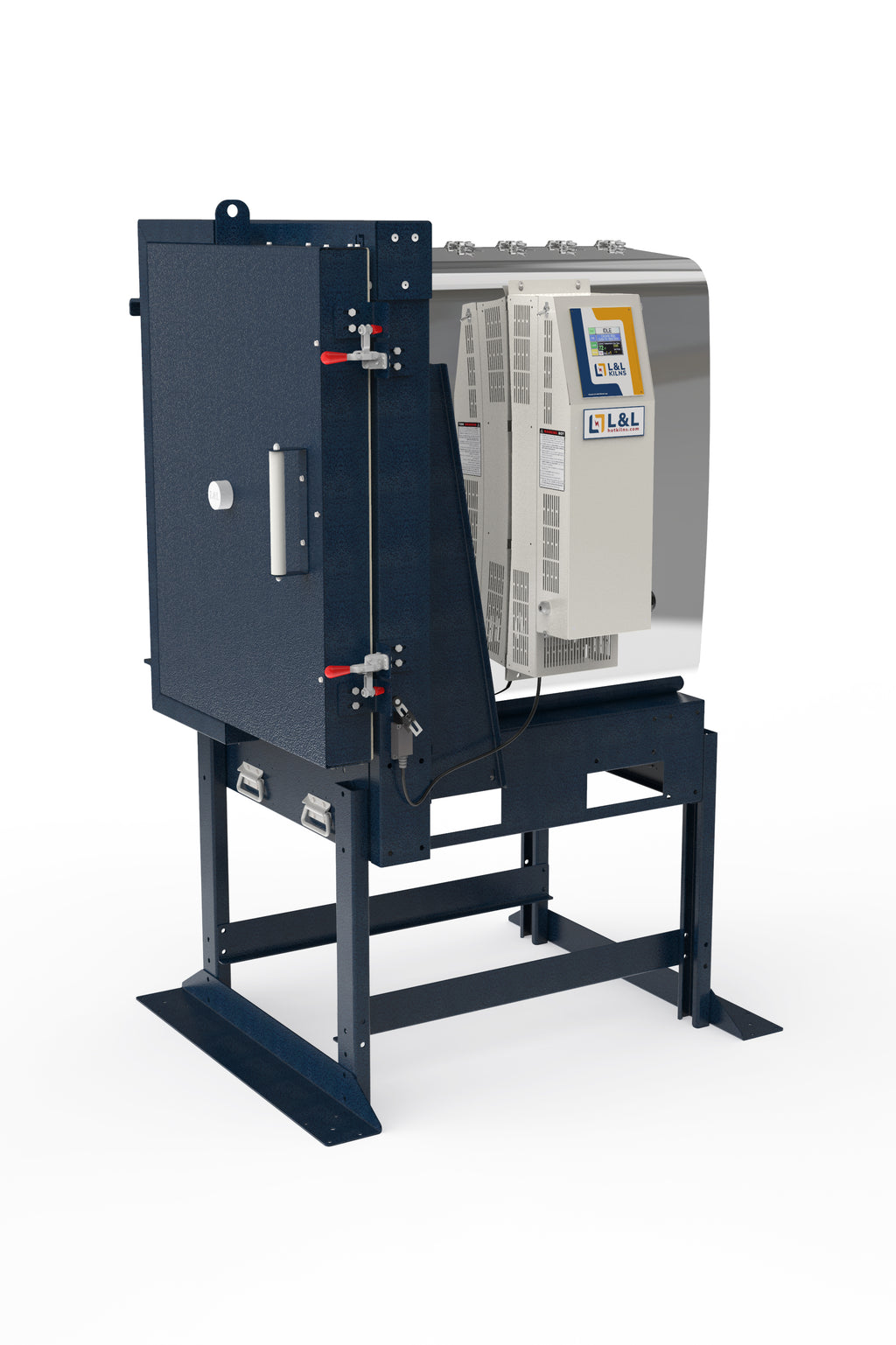 L&L eFL1626 Front-Loading Kiln closed view