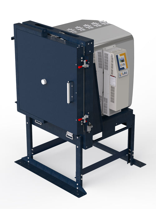 L&L eFL2626 Front-Loading Kiln closed view