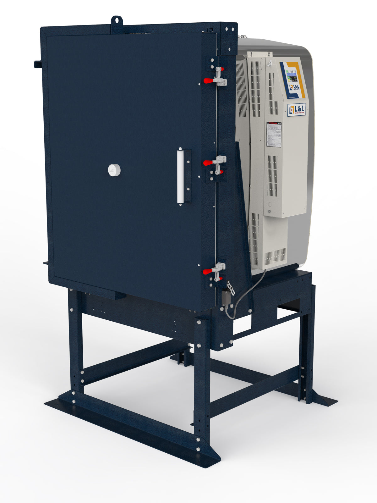 L&L eFL2635 Front-Loading Kiln closed view