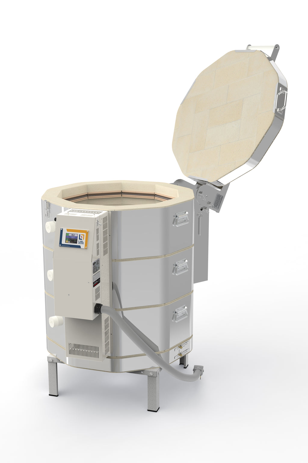 L&L SM23T-3-A School Kiln alternate open view