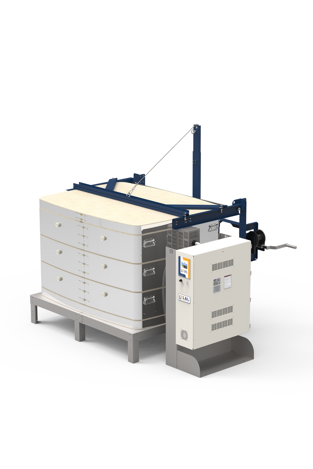 L&L T3427 Electric Kiln closed view