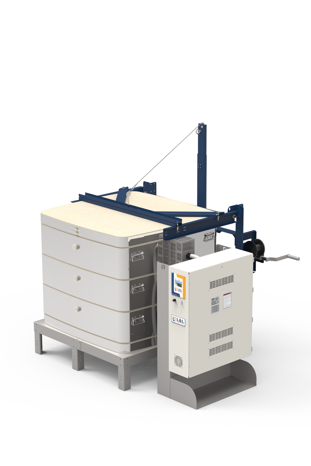 L&L X3227 Electric Kiln closed view