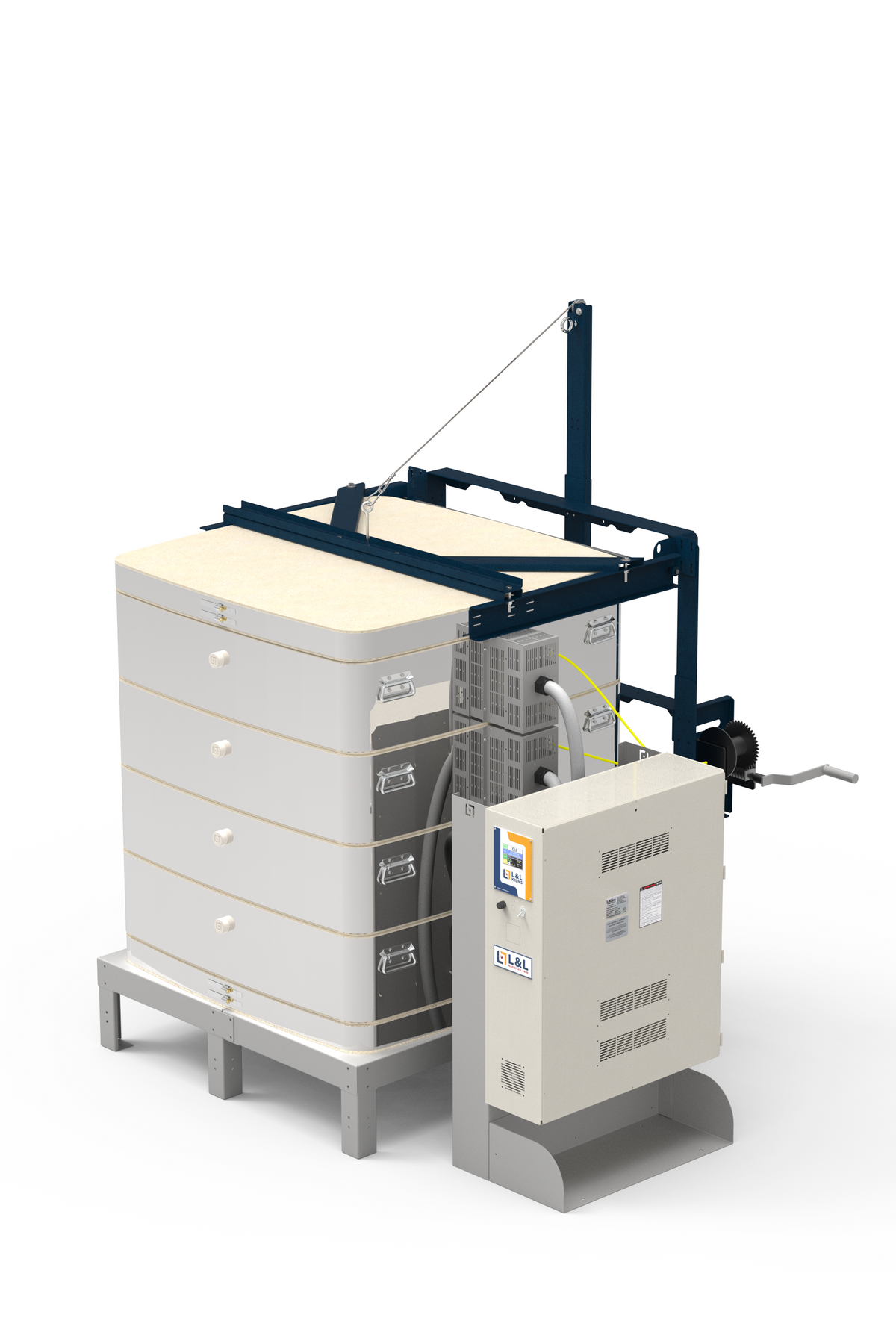 L&L X3236 Electric Kiln closed view