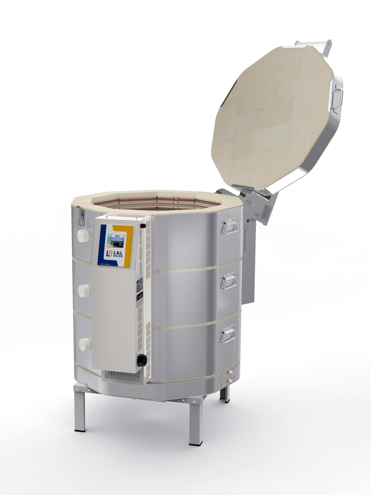 L&L eQ2327-3 Production Kiln alternate open view
