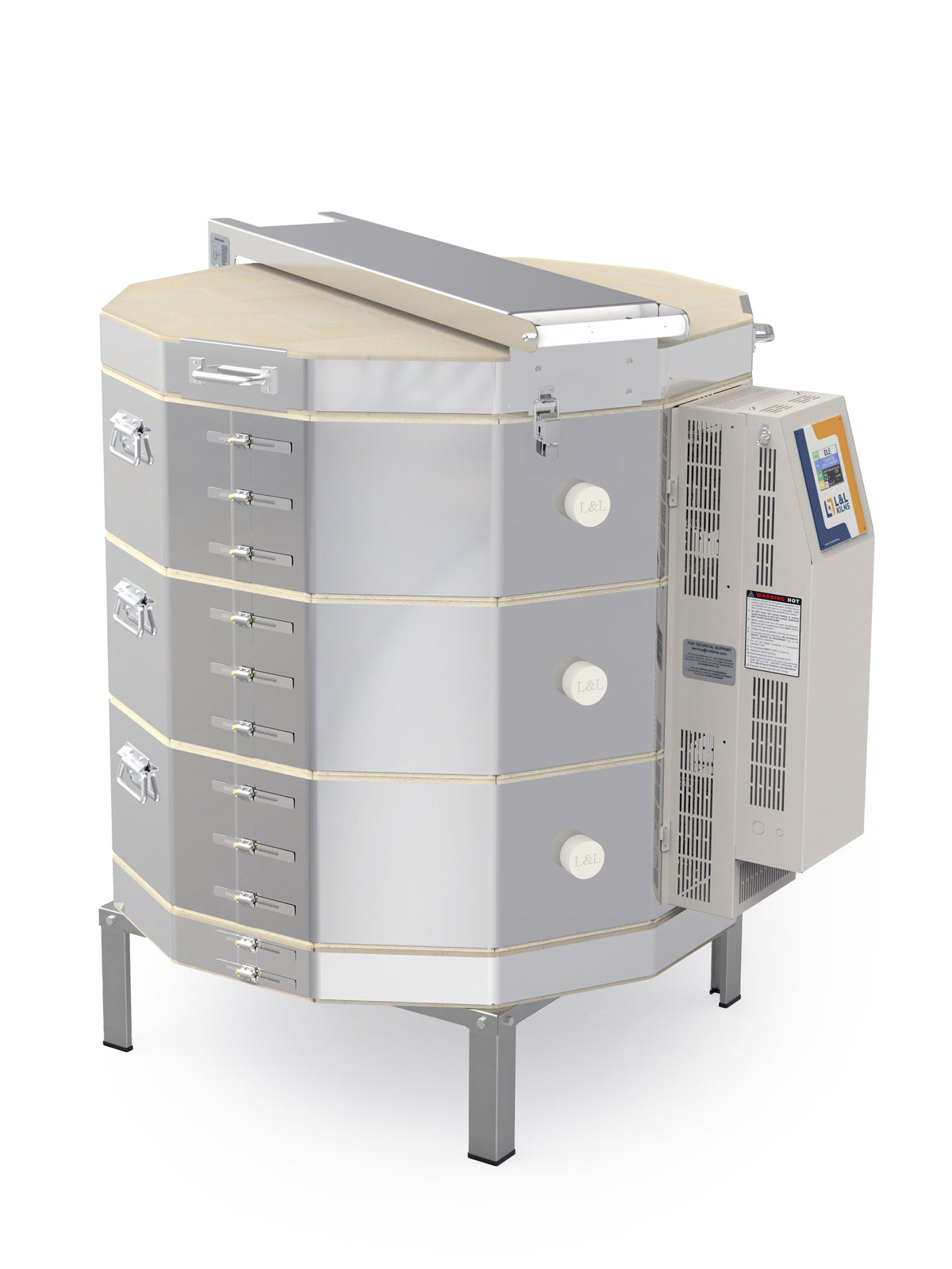 L&L eQ2827-3 Production Kiln closed view