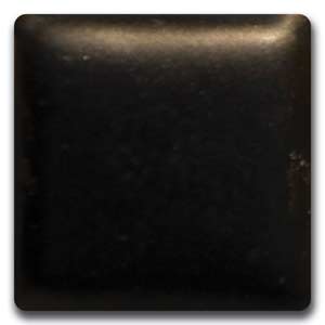 Laguna EM-1140 Black Satin – fired glaze sample