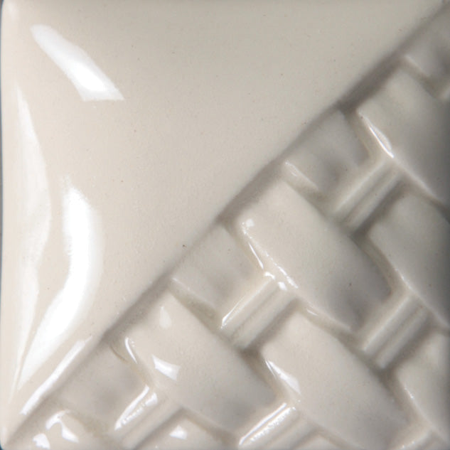 Mayco SW001 Stoneware Clear fired glaze sample, cone 6