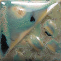 Mayco SW146 Aurora Green fired glaze sample, cone 6