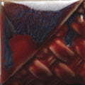 Mayco SW402 Dark Flux fired glaze sample, cone 6